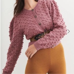 SOLD Misha and Puff Ellie Sweater in Antique Rose small